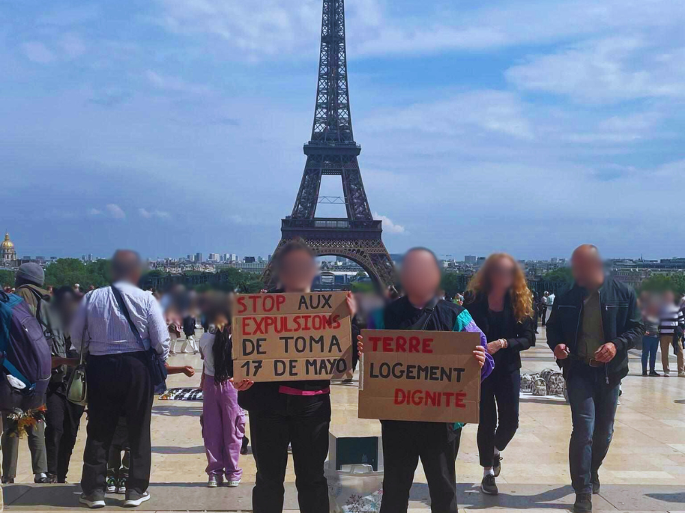France : Solidarité avec la « Toma 17 de mayo » de Santiago
